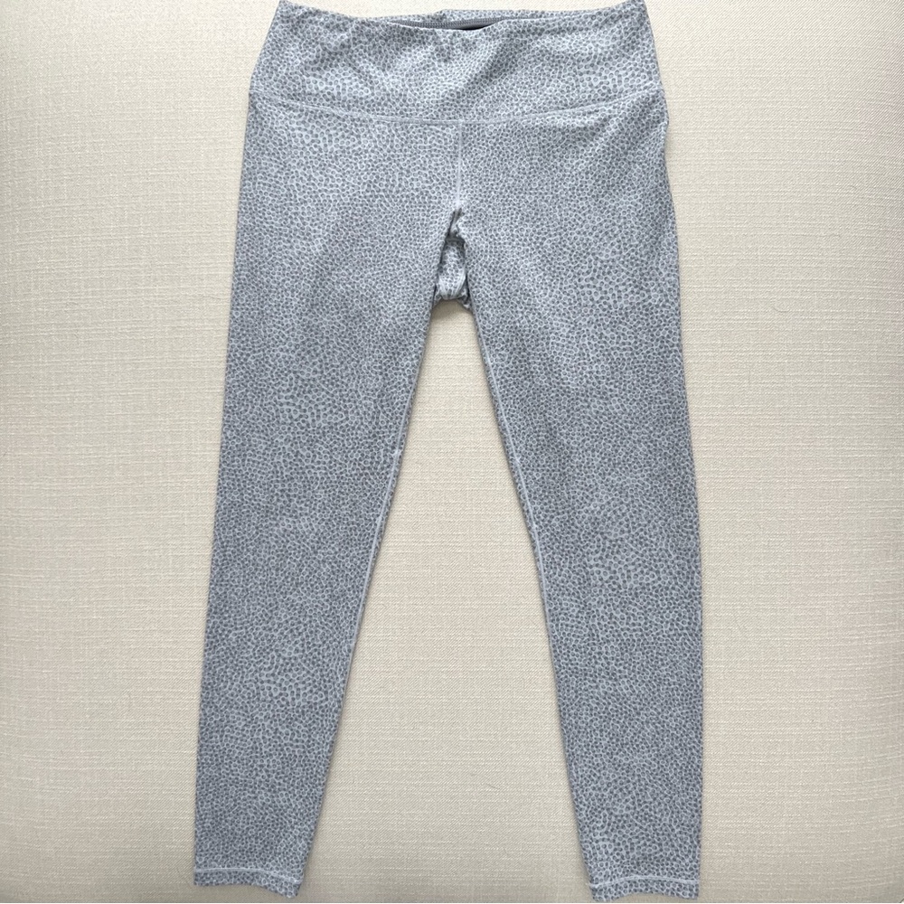 Prana Pillar Printed Legging Silver Marin Women’s Size M